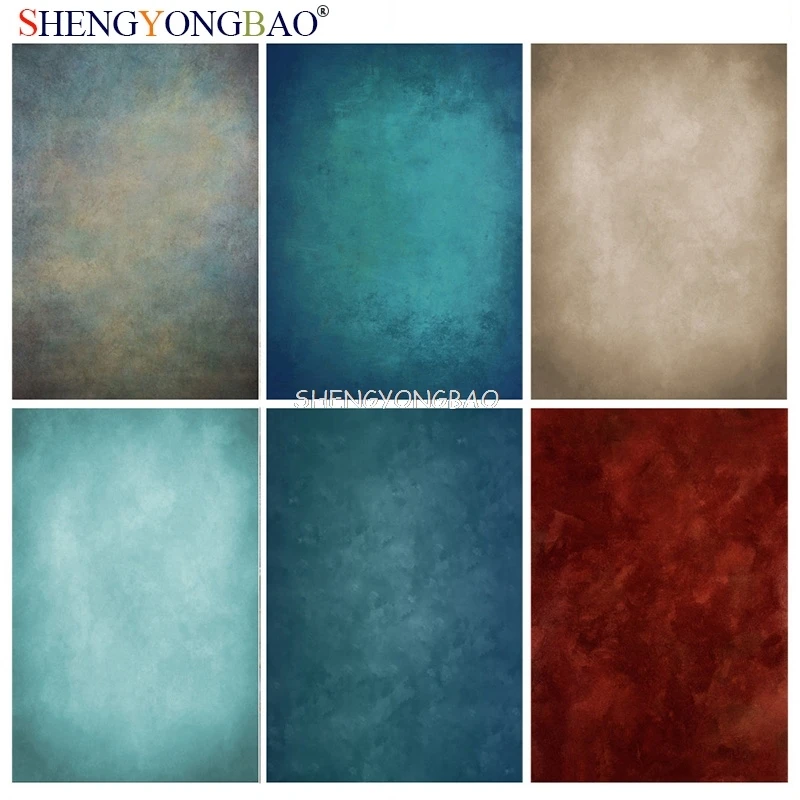 SHENGYONGBAO Digital Printed Photography Backdrops Props Abstract Shading Portrait  Vintage Photo Studio Background GD-55