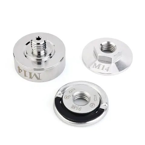 Casaverde 45mm M14 릴리스 잠금 너트, 앵글 그라인더 톱 블레이드, 폴란드어 디스크 등과 호환되는 빠른 잠금 플랜지 너트