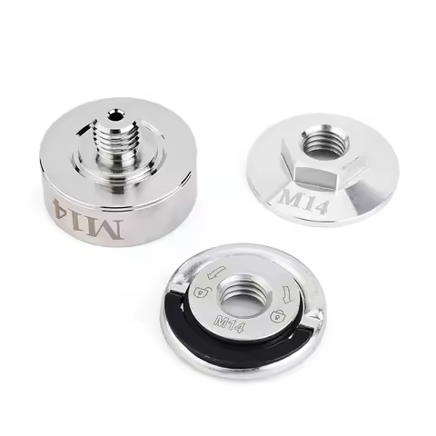 Casaverde 45mm M14 Release Lock Nut,Quick Locking Flange Nut Compatible with Angle Grinder Saw Blades, Polish Discs, etc
