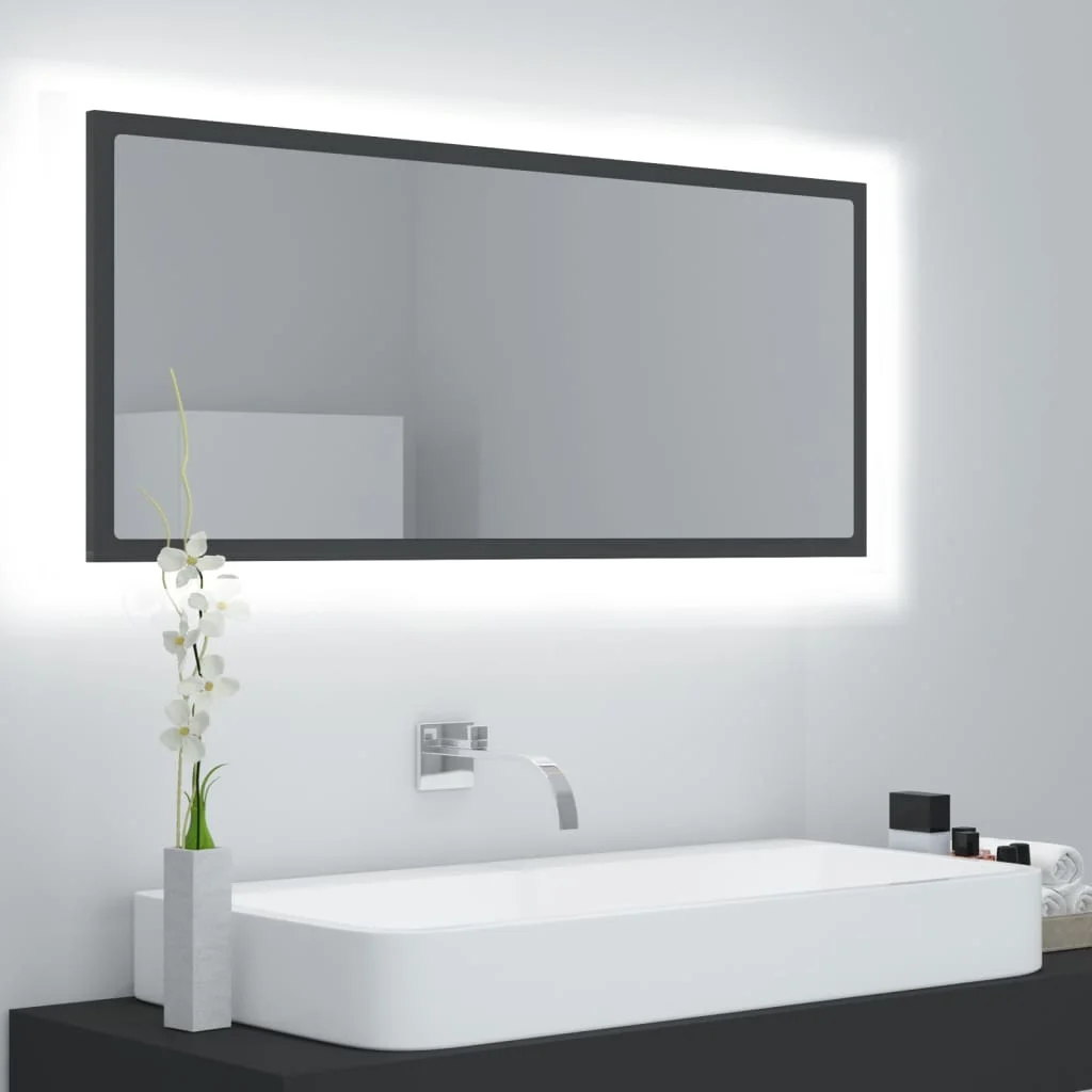 Bathroom LED Gray 100x8,5x37 cm acrylic, Modern Dressing Room Dressing Dressing Dressing Dressing Dressing Dressing Dressing Dressing Dressing Dressing Dressing Dressing Dressing Dressing Dressing Dressing Dressing Dressing Dressing Room Bedroom Bedroom Cabinet Cabinet Makeup Vanity