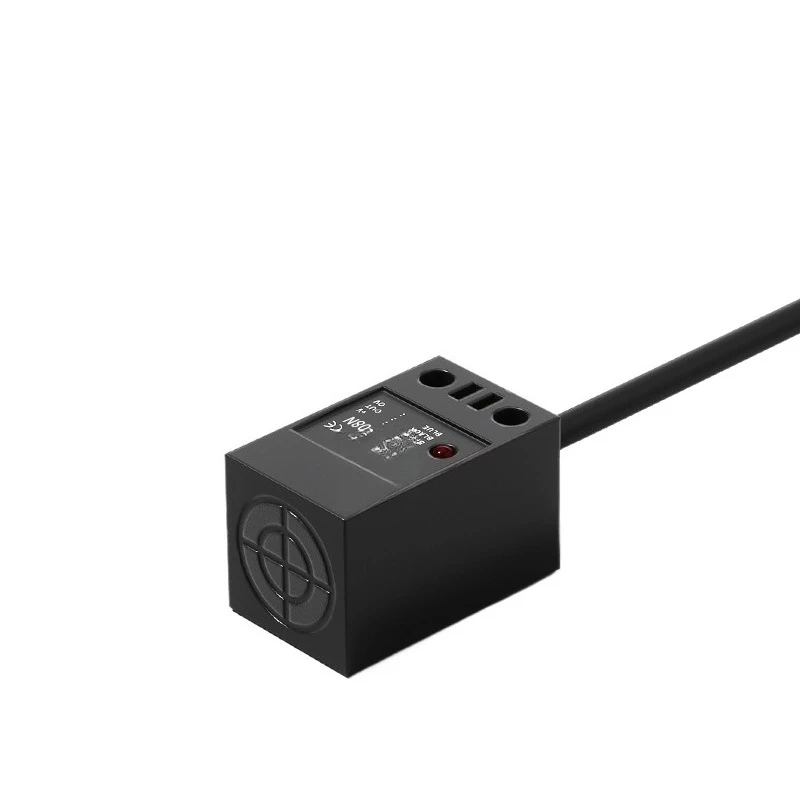 

Square proximity switch sensor, inductive front metal magnetic sensor PNP three-wire 24V