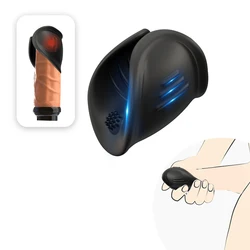 Penis Cock Ring Men Penis Trainer Masturbators for Men Delay Ejaculation Stimulate Glans Vibrating Massager Sex Toys for Men