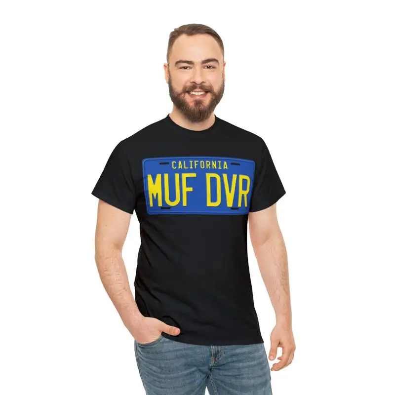 تي شيرت لوحة ترخيص Muf Dvr Cheech And Chong