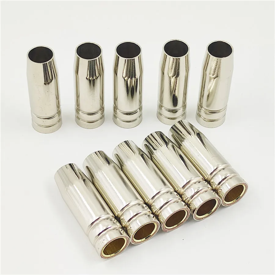 2/5/10PCS 15AK Gas Nozzle Euro Style MIG MAG Welding Gun Tip Nozzle Shield Cup for MB 14AK 15AK MIG Welding Torch