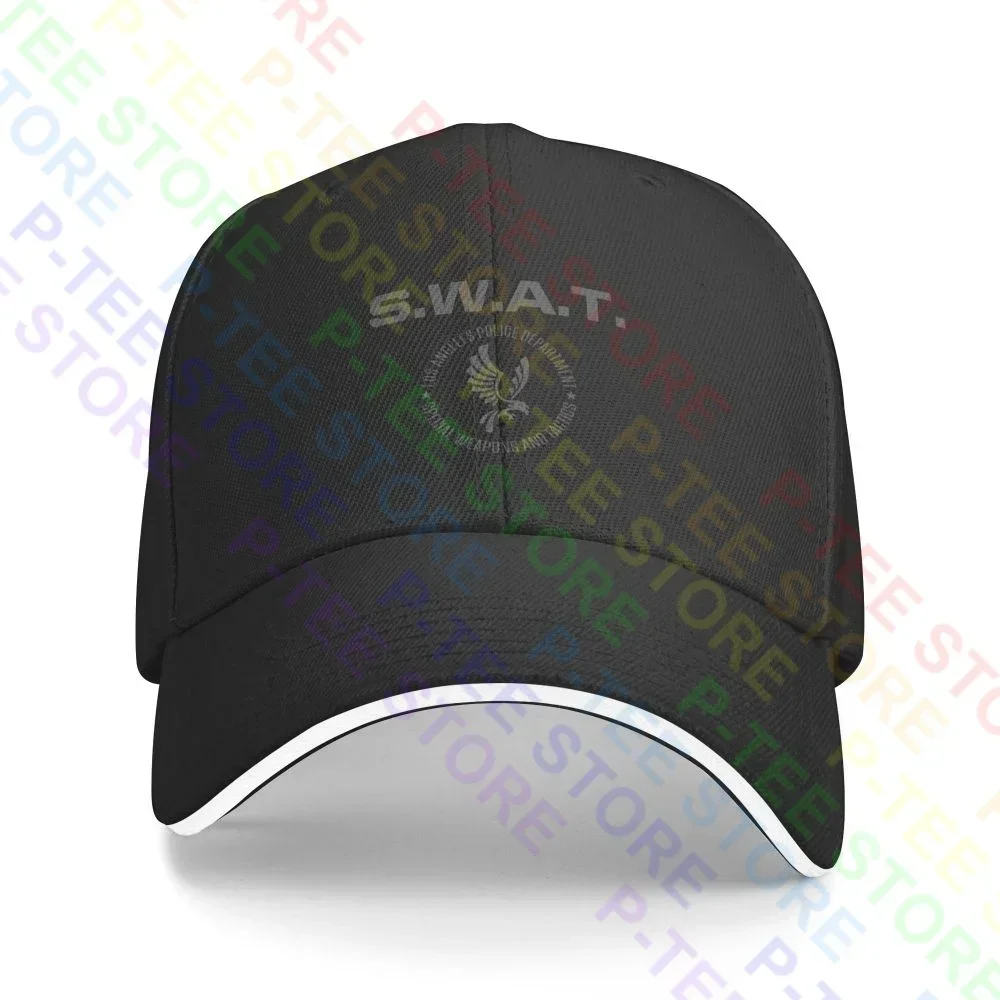 Swat Lapd Los Angeles Police Dep Tv Series S.W.A.T. Reboot Inspired Sandwich Cap Baseball Cap Trucker Hat Headwear