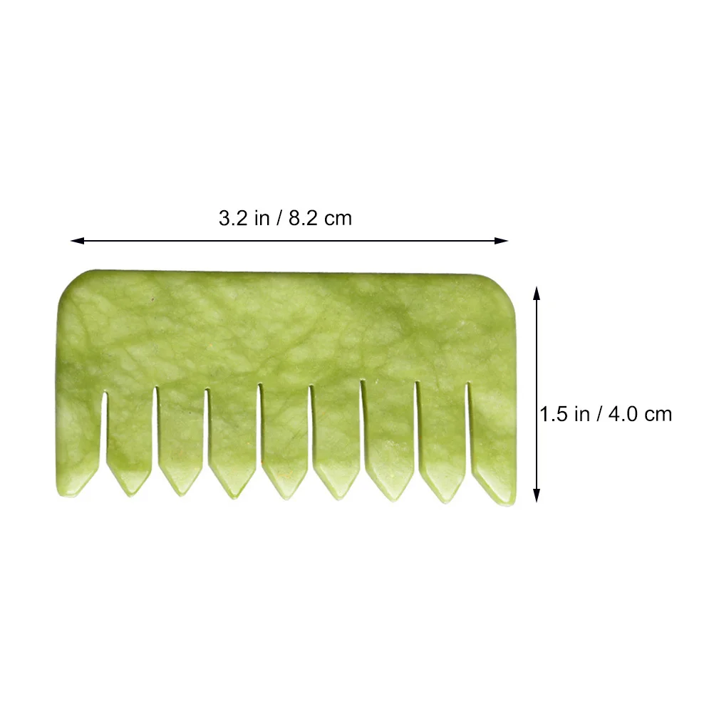 

2pcs Head Massage Comb Gua Tools Portable Jade Massage Combs Scalp Massager Relief Stress Durable Premium Quality