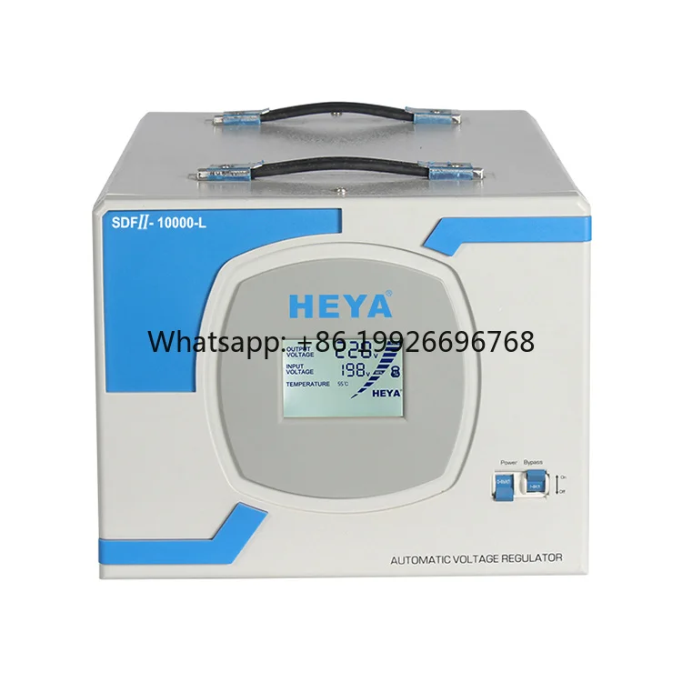 

140-260V Ultra Voltage Type 10KVA Box Style 220V 1.5% 3.5% AC Power Automatic Voltage Regulators Stabilizers LCD Display