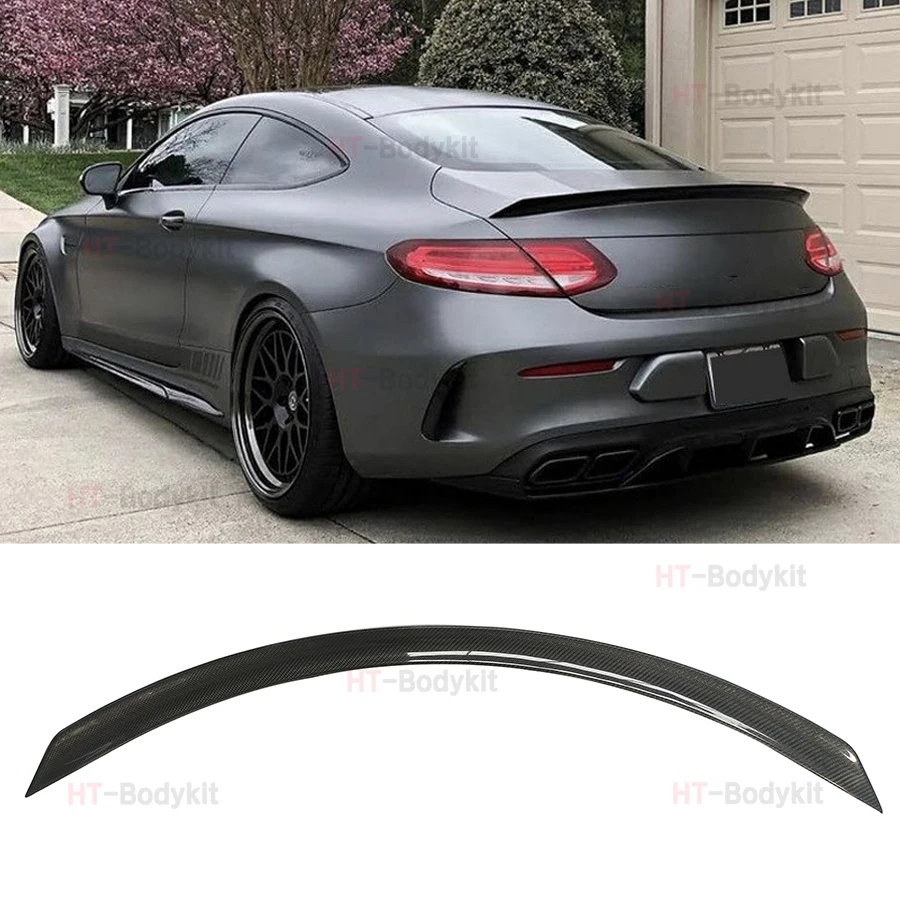 

Carbon Fiber Rear Spoiler Trunk Wing 2015-2023 FRP honeycomb Forged For Mercedes-Benz C-Class C205 W205 2Door Coupe ED1 Style