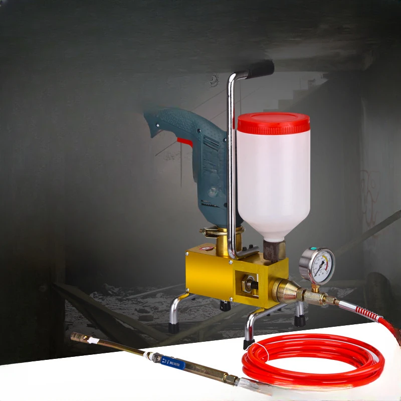 Small electric high-pressure grouting machine Polyurethane waterproof leak-patching Glue filling