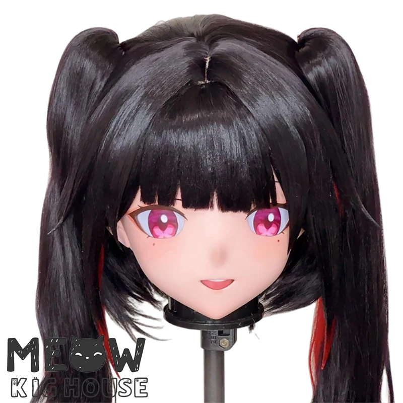 

(MEO488) Настроить ручной работы на всю голову, запираемый кроссдресс, мужской и женский, японский мультфильм, аниме, игровой персонаж, маска кигуруми