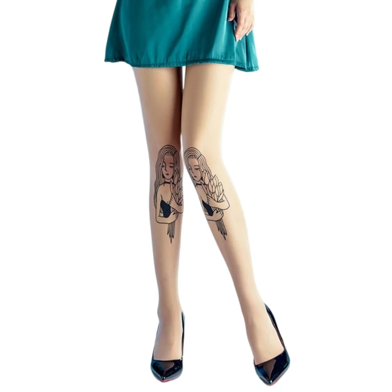 Women Sexy Stockings Tights Bouquet Girl Pantyhose Female Footed Tights Hosiery