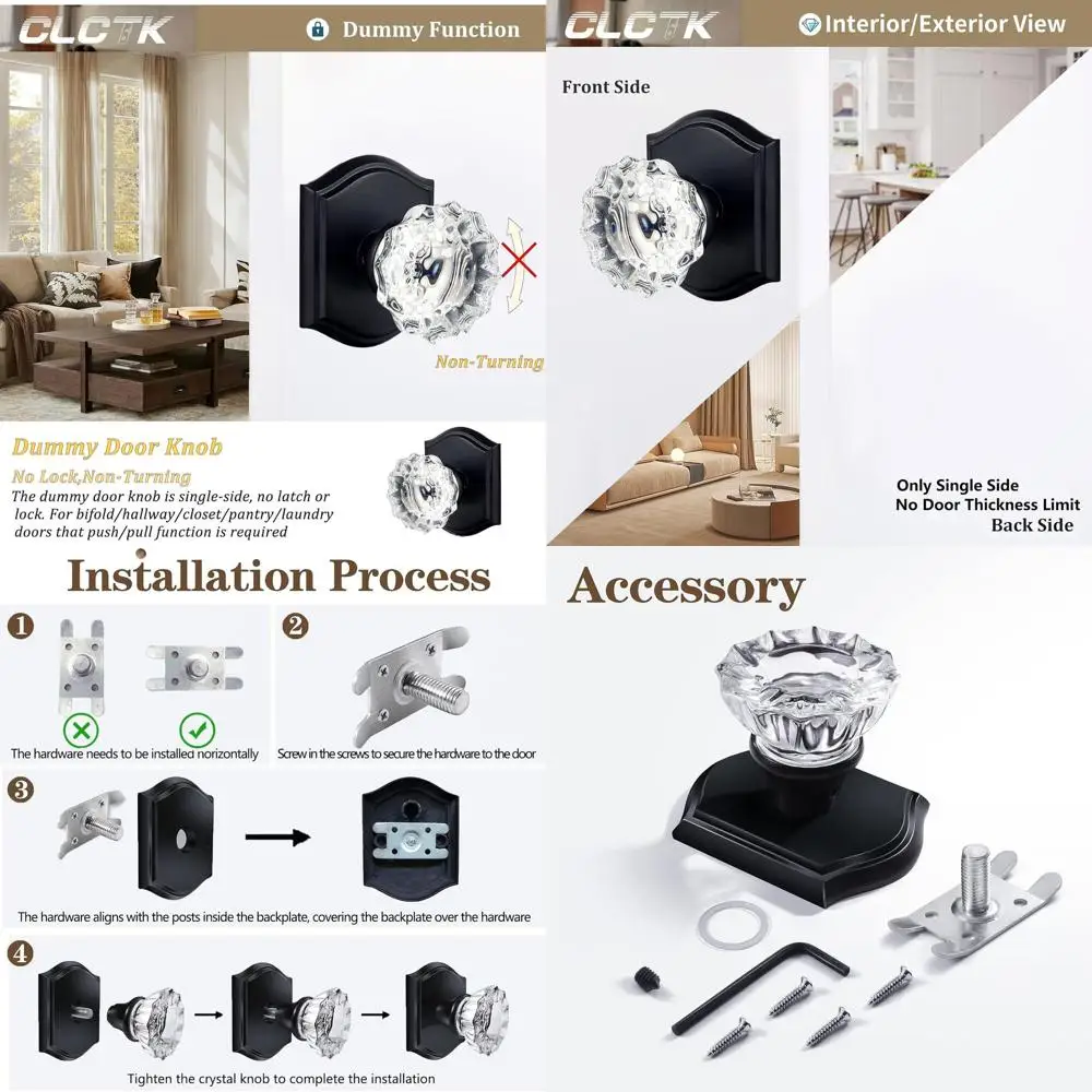 4-Pack Matte Black …