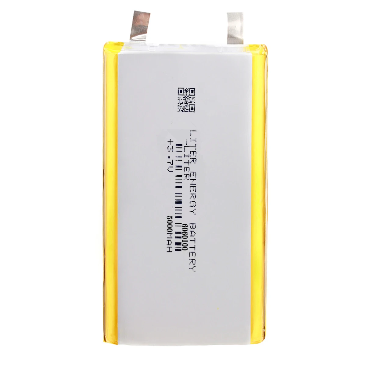 Batterie rechargeable au lithium polymère 3,7 V 5000 mAh 6060100, batterie à haute capacité pour GPS, tachygraphe, batterie externe, haut-parleur, projecteur