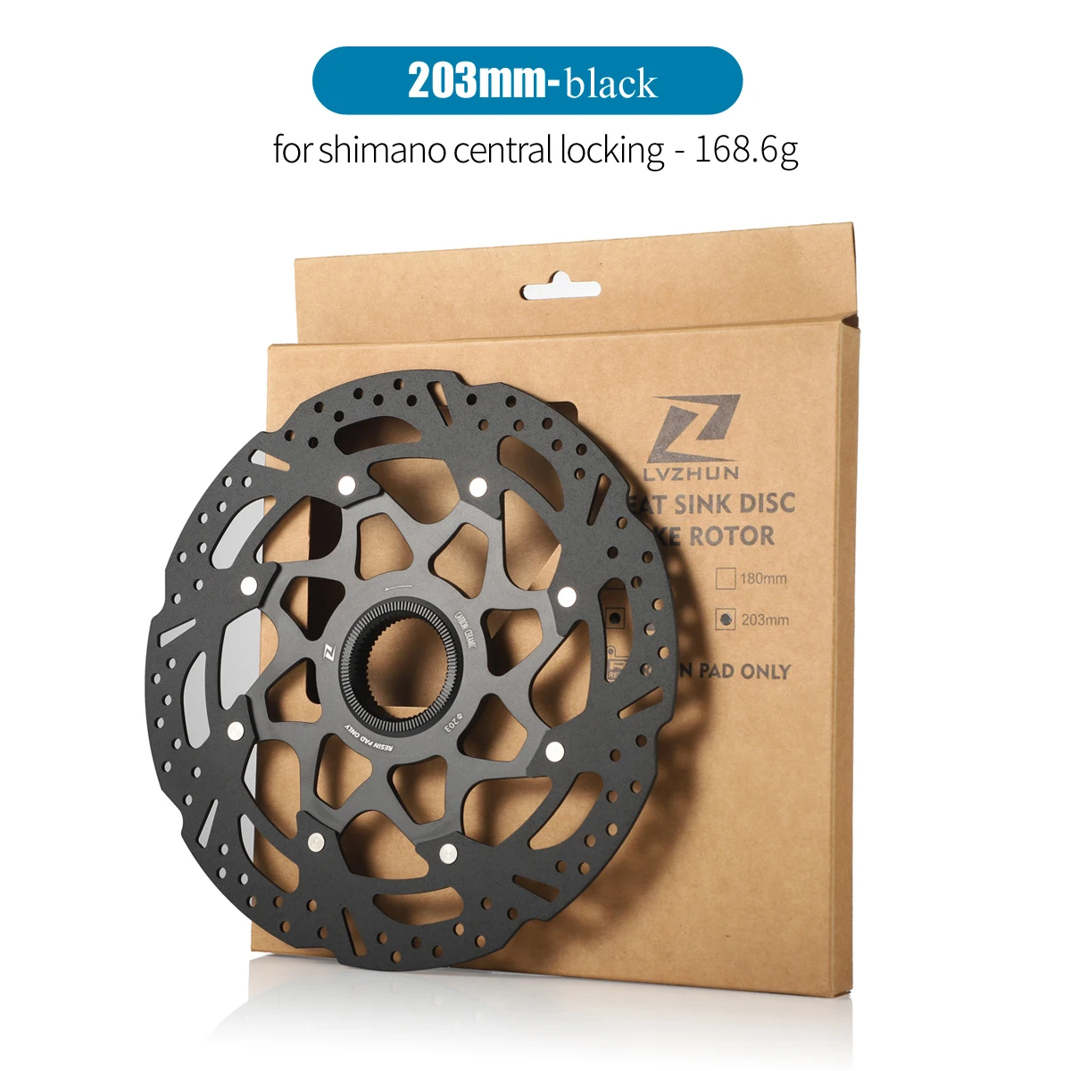 Lvzhun カーボンセラミック自転車ディスクブレーキローター 140/160 Lvzhun カーボンセラミック自転車ディスクブレーキローター 140/160