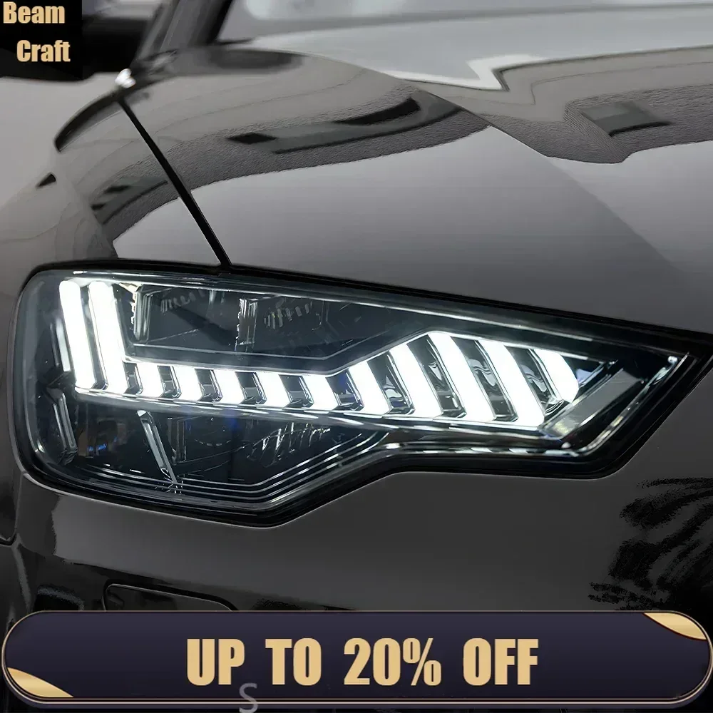 

Auto Front lamps Assembly For Audi A6 C7 A6L S6 2012-2015 LED Car Headlights Upgrade A7 Styling Dual Projector Lens Accessories