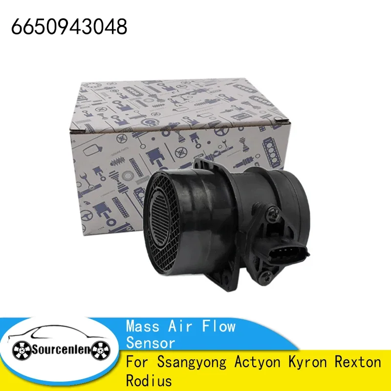 MAF Mass Air Flow Sensor Meter for Ssangyong Actyon Kyron Rexton Rodius 6650943048 0280218130 0280218131 F00C2G2071 F00C2G2048