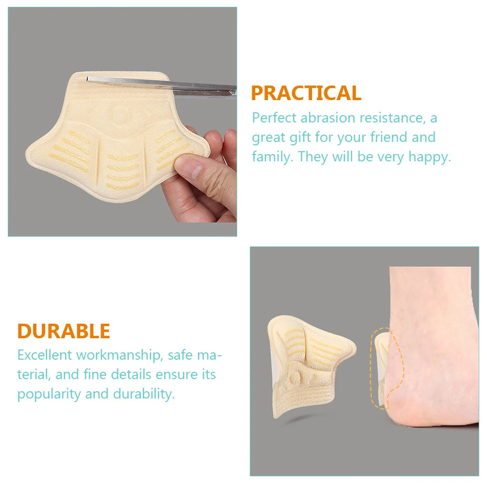 

Heel Cushion Wear-Resistant Foot Care Tool For High Heels Sports Shoes Cuttable Comfortable Self-Adhesive Heel Pads
