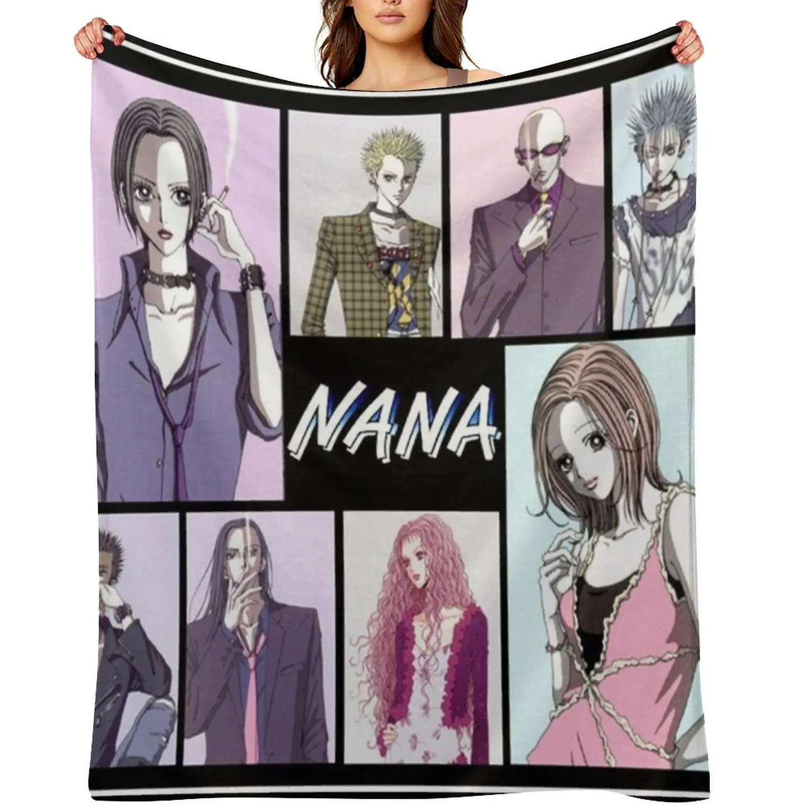 

Nana Anime Throw Blanket Soft Blankets For Baby Warm Heavy Blankets