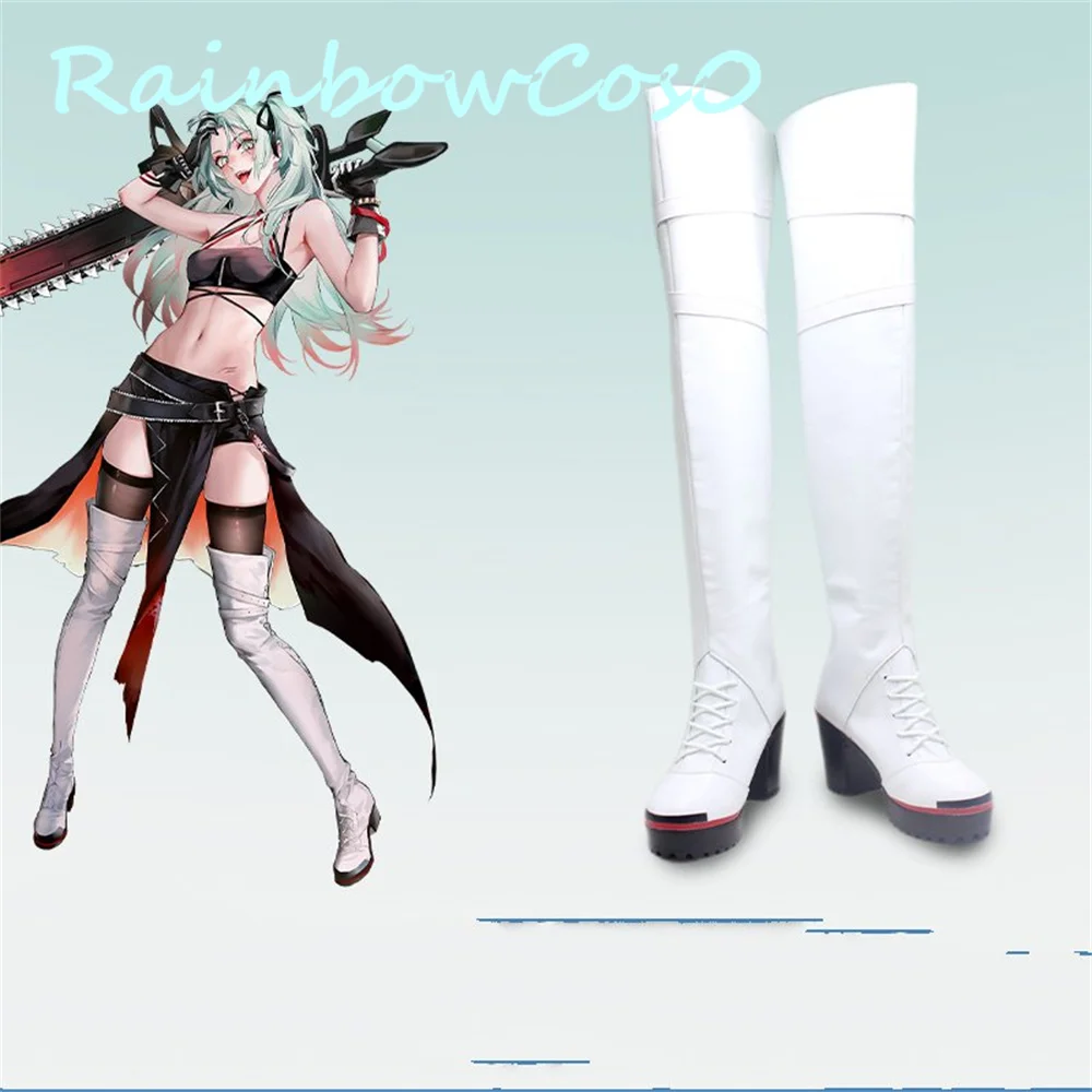 

Path to Nowhere Wendy Cosplay Shoes Boots Game Anime Halloween Christmas RainbowCos0 W3022