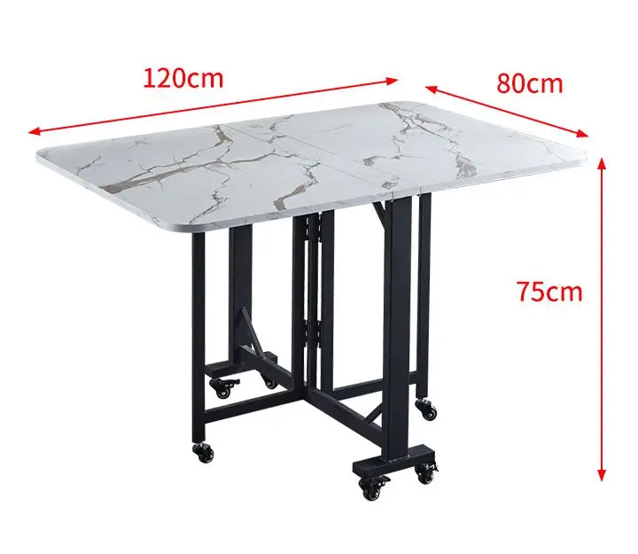 Home Wood Board Ultra-thin Multi-functional Combination Dining Table Multi-person Table Folding Dining