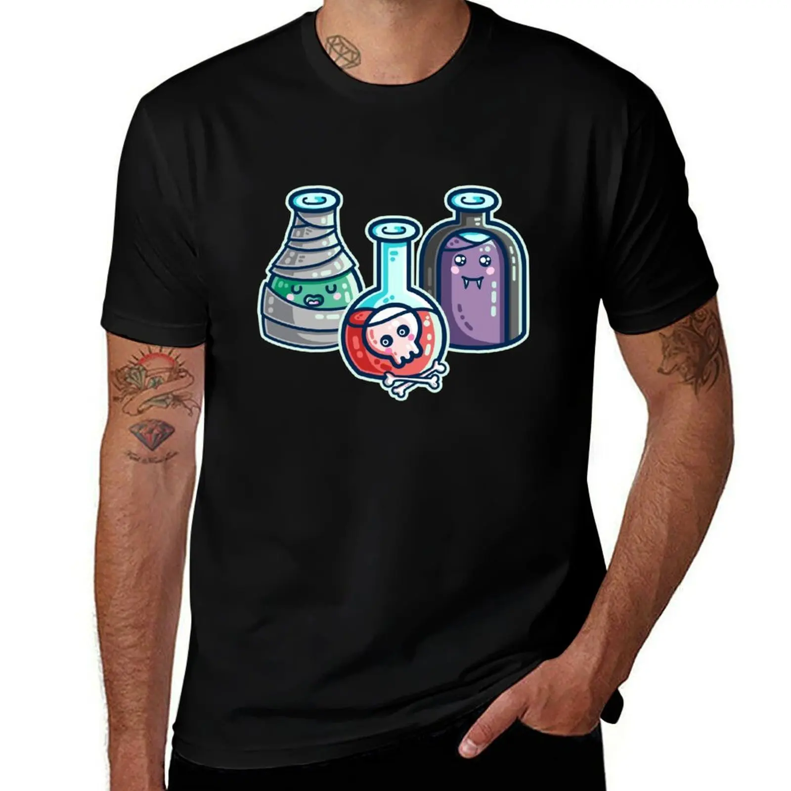 Halloween Costumes Potion Bottles T-Shirt Halloween Theme T-Shirt