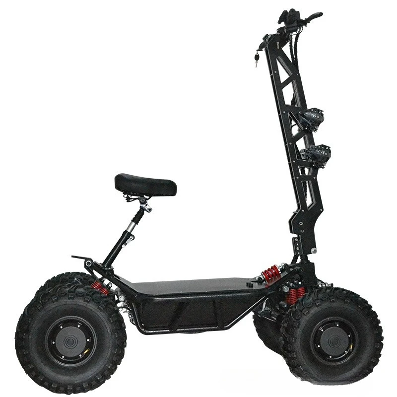 Electric four-wheel scooter beach car, high-power multi-function