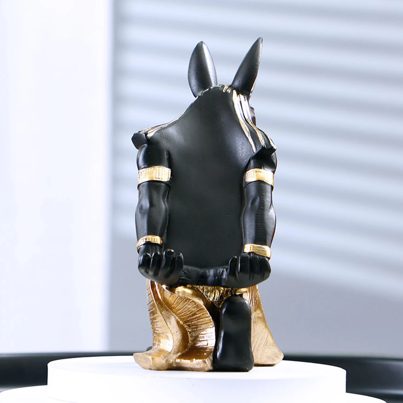 Anubis Statue Wine Bottle Holder Rack Wine Shelf /Rack/ Standing Champagne Wine Rack Home Bar Decoration Display Crafts