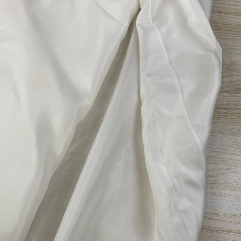 

Silk Electricity 114 Width White Fabric