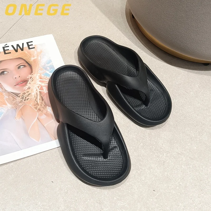 زوج من شباشب الزوجين الصيفية للرجال والنساء، شباشب صيفية جديدة قابلة للتنفس ومقاومة للاهتراء وغير قابلة للانزلاق للارتداء الخارجي، أحذية رجالية بسيطة مريحة ذات نعل سميك #4