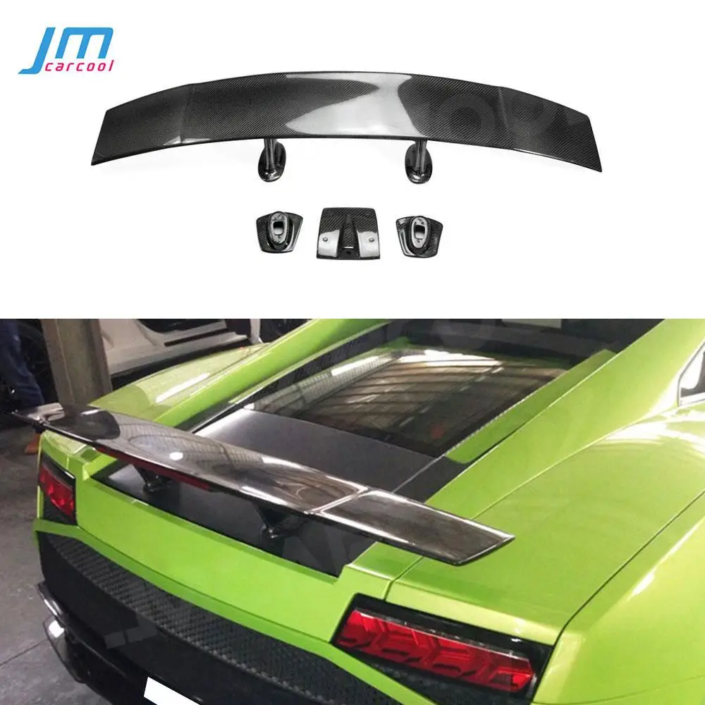 Carbon Fiber Rear Bumper Lip Trunk Spoiler Case Case for Lamborghini Gallardo LP550 LP550 LP560 2004-2012 Auto Car Decoration