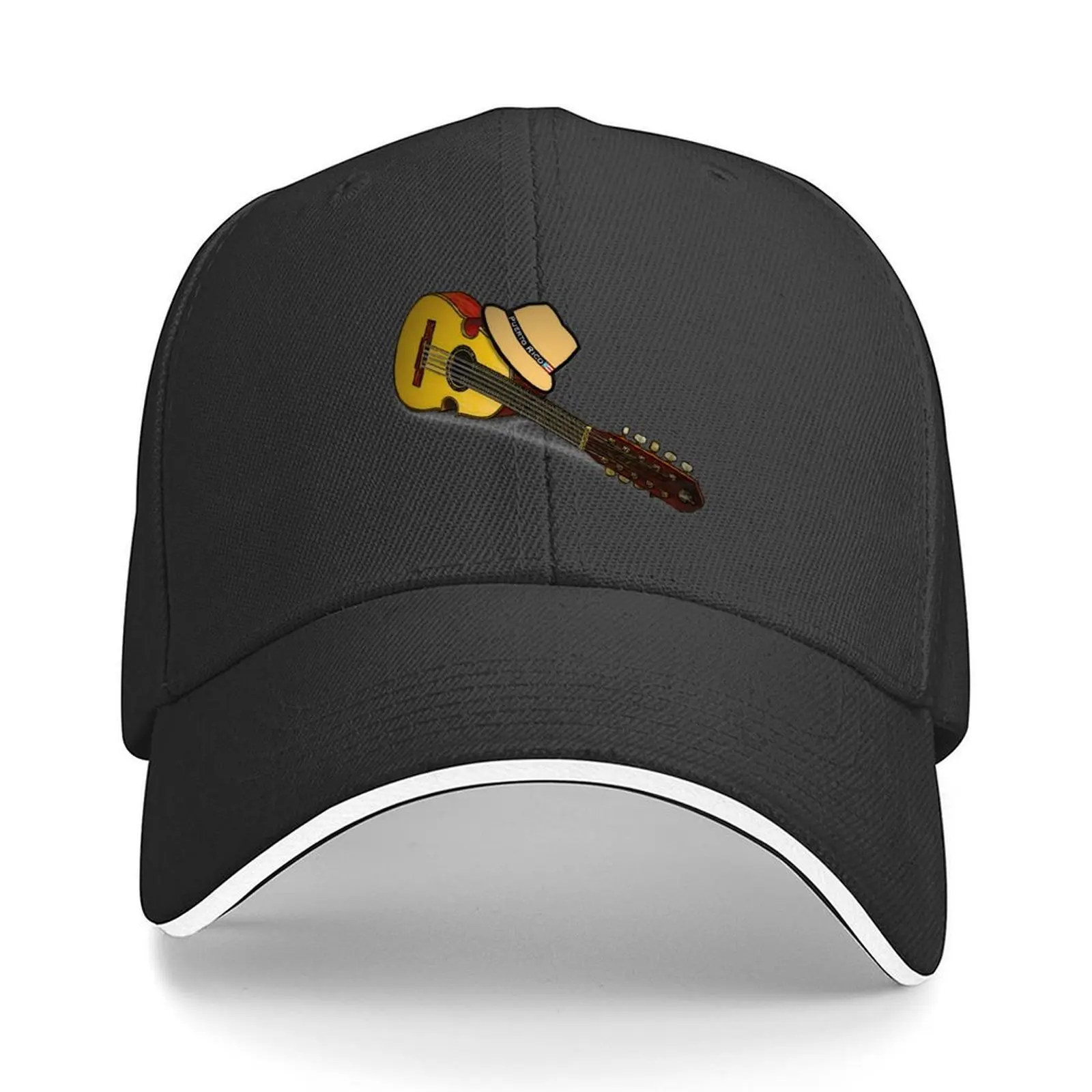 

Puerto Rican Cuatro. Boricua, Jibaro, Puerto Rico Baseball Cap birthday custom caps party Hat Military Cap Man Female Men's