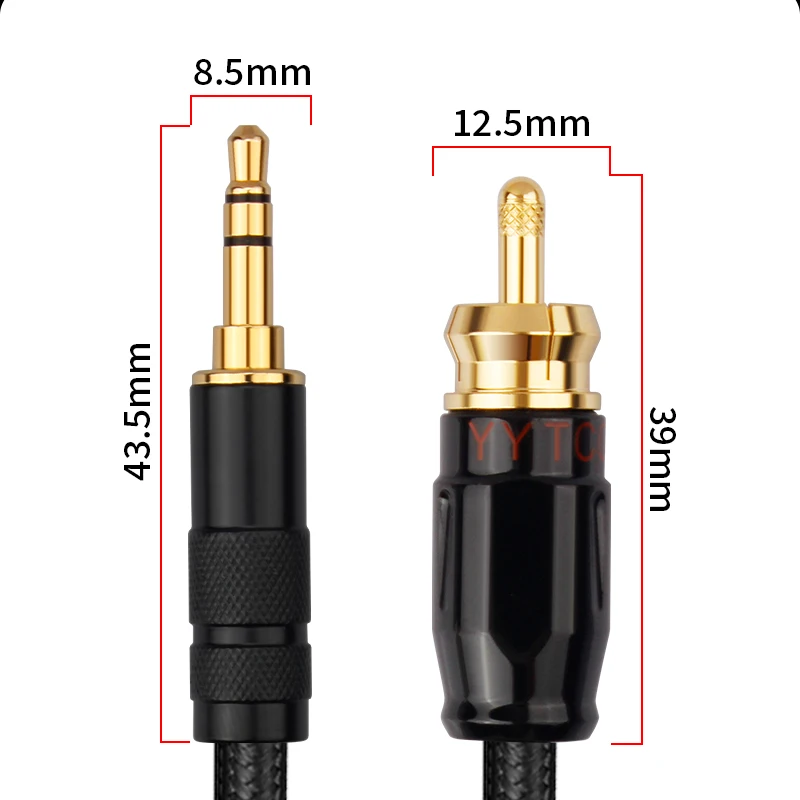SPDIF Koaxialkabel HIFI 3,5 mm auf RCA SPDIF Koaxial Digitales Audiokabel für Verstärker Decoder XiaoMi HiFi Heimkino