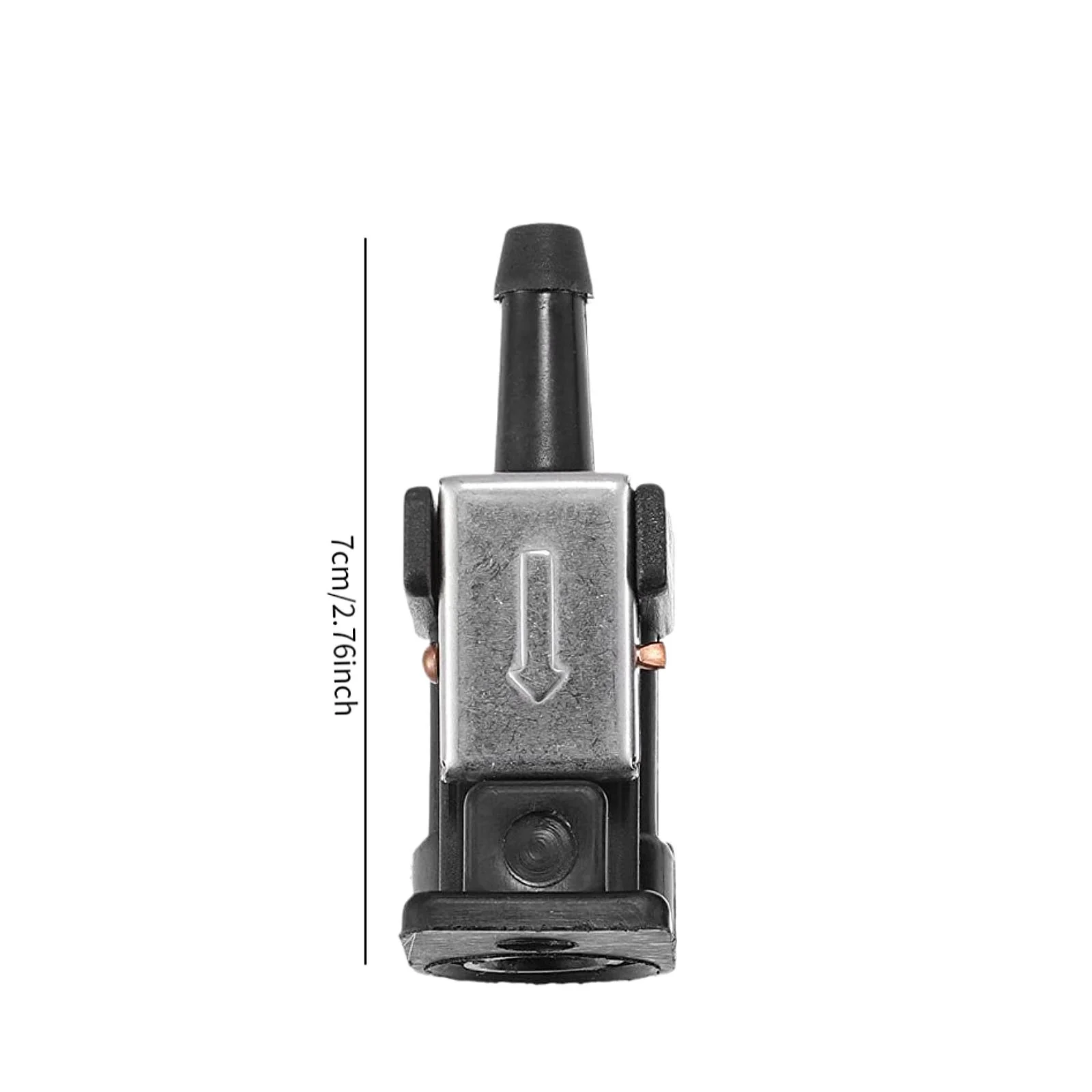 Engine Side Fuel Connector Pipe Joint Quick Install Plastic Fitting for Outboard Motor Fuel Line Repair