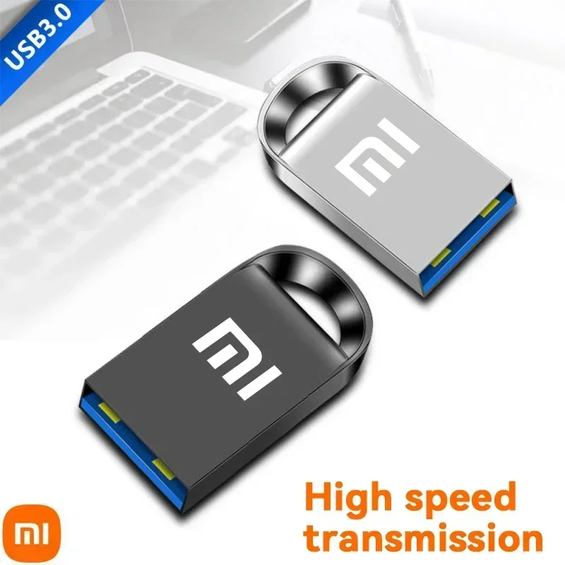 Xiaomi-Mini Pen Drive USB 3,0 de 2TB, transmisión de alta velocidad, 1TB, 512GB, unidad Flash de Metal, almacenamiento de Memoria portátil