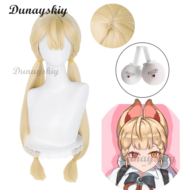 

Zenless Zone Zero Alice Thymefield аниме косплей парик термостойкие синтетические волосы Хэллоуин вечерние ролевые игры + бесплатная шапочка для парика