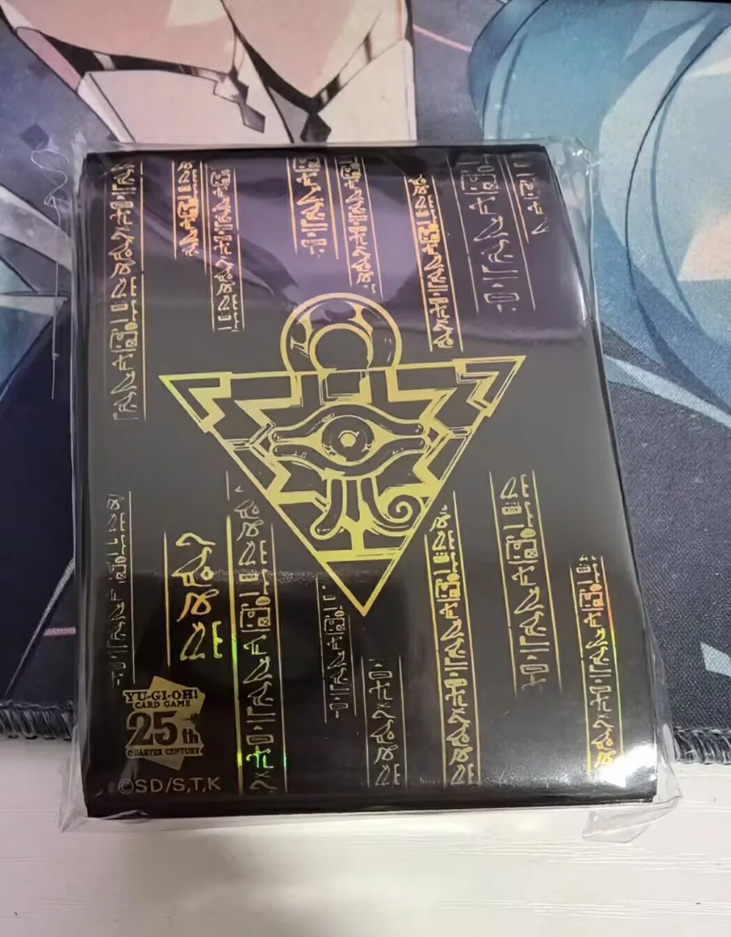 100-fundas-protectoras-oficiales-para-cartas-de-coleccion-yugioh-konami-duel-monsters-millennium-puzzle-atem