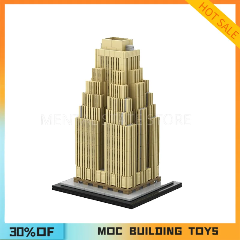 NEW 922PCS Customized MOC The New Yorker (Wyndham Hotel) Building Blocks Technology Bricks Creative Assembly Toys Holiday Gifts