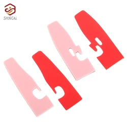 5pcs Plastic Stick On Presser Foot Bottom DIY For Overlocking Sewing Machine Plastic Presser Foot Leather Or PVC Light Fabric