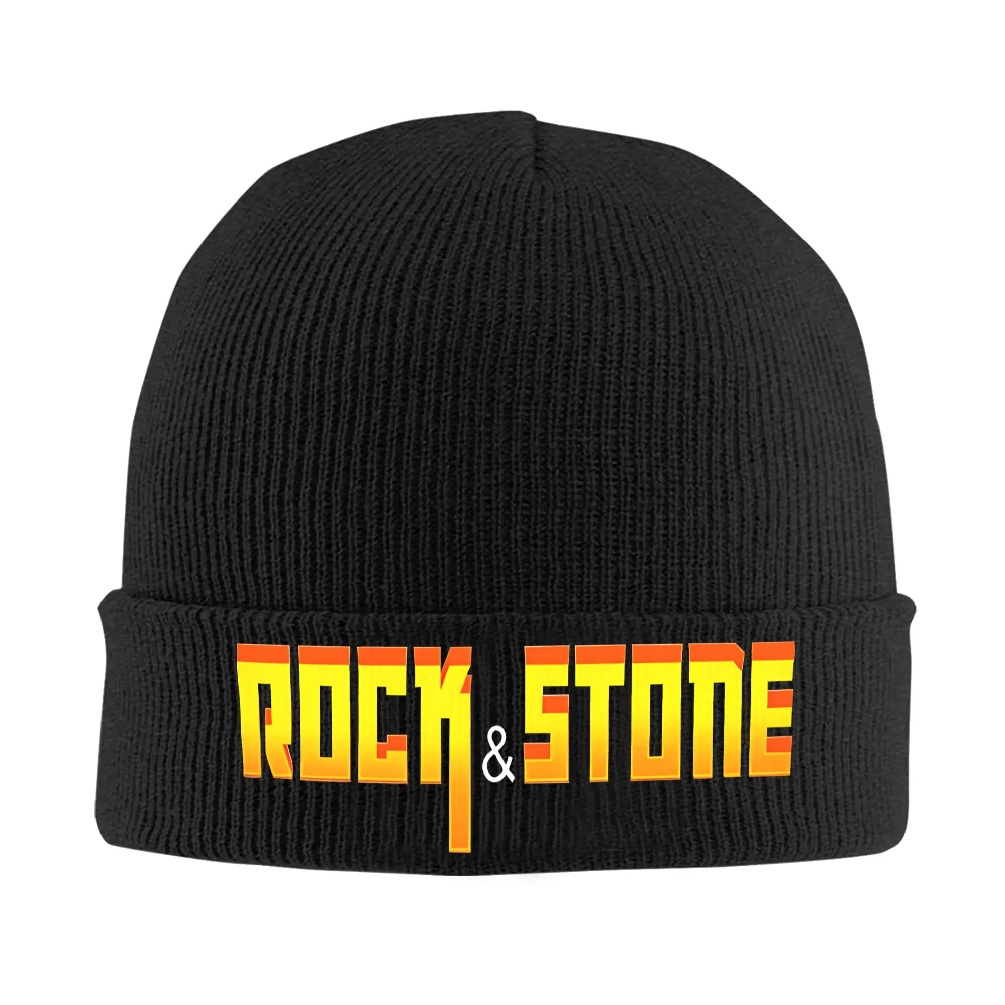 Deep Rock Galactic Rock And Stone Knitted Hat Beanie Winter Hat Warm Acrylic Hip Hop Game Caps Men Women Birthday Gift