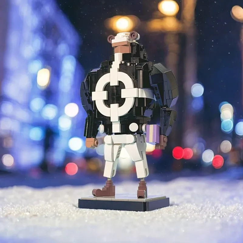 373개 조각 MOC 원피스 바톨로미우 쿠마 - 해적 모험 - 모듈식 블록 - 교육용 모델 - 생일 DIY 선물