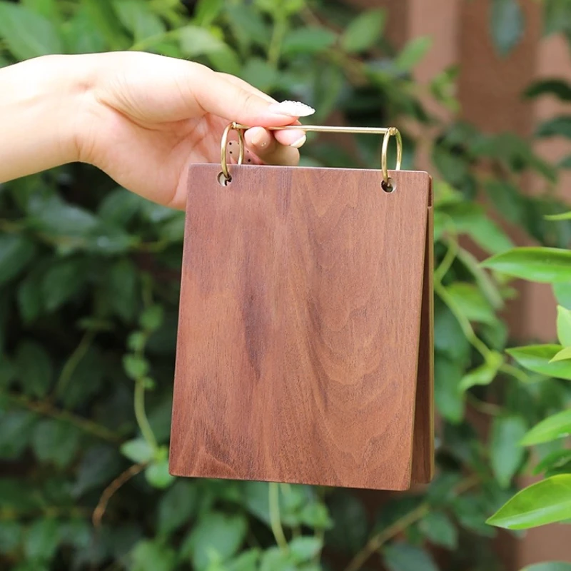 Пустая акварельная палитра из орехового дерева, акварельная палитра с отрывными листами, портативная коробка для рисования, инструменты для рисования, товары для рукоделия