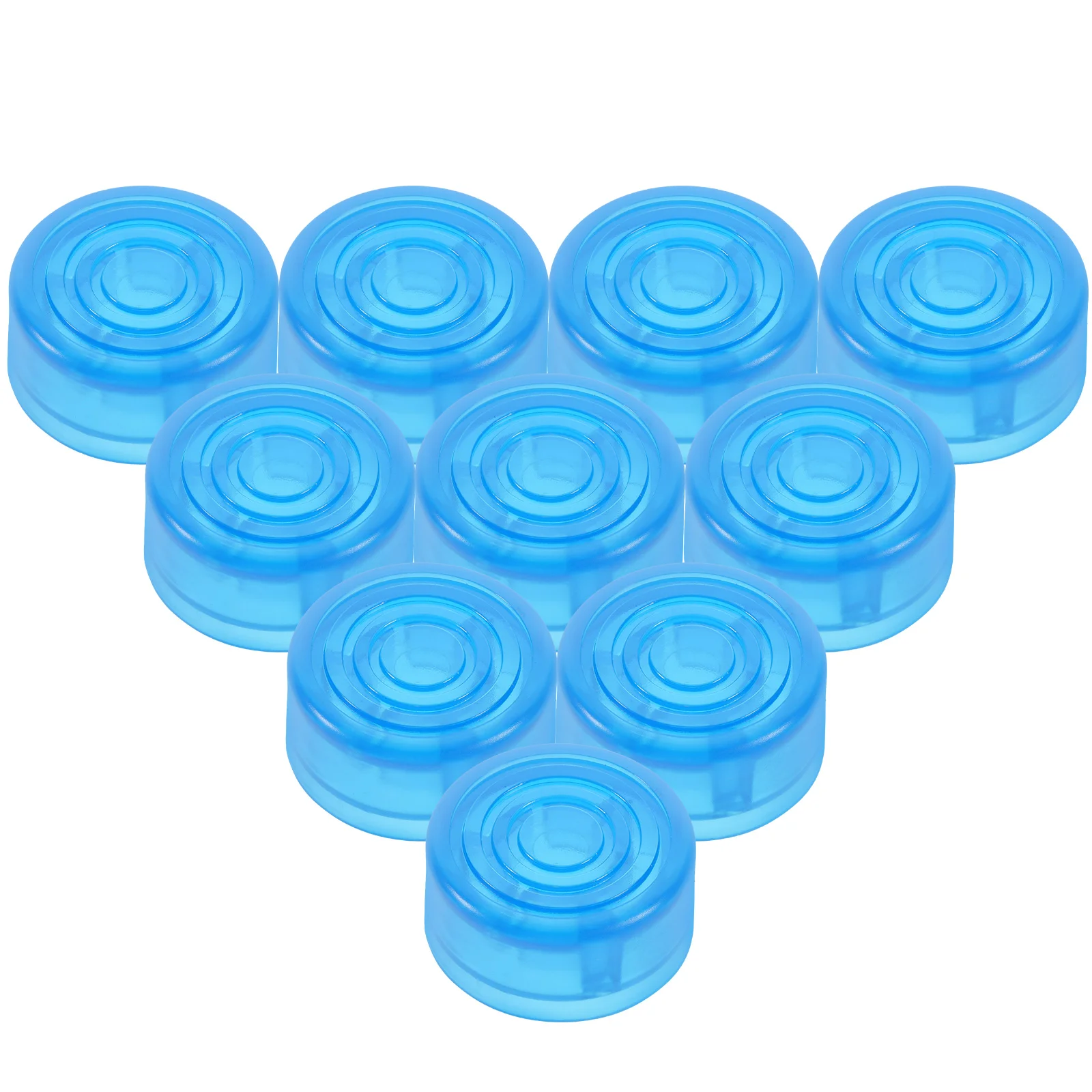 

10 Pcs Pedal Protection Cover Guitar Footswitch Topper Component Parts Board Accessories Plastic Toppers