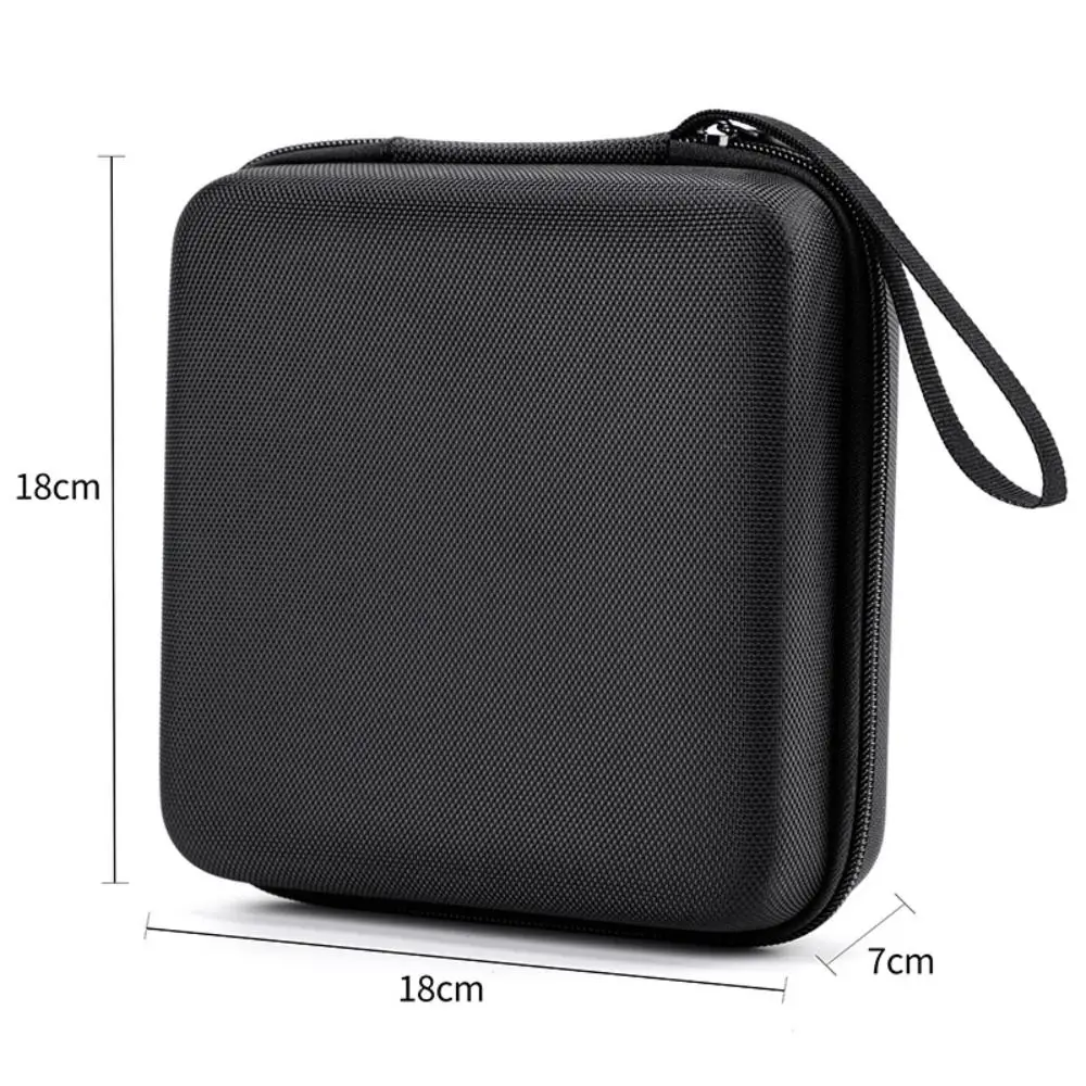 Durable Hard Shell EVA Storage Box Black Mini Pouch Carrying Bag Portable Small Bag for Earphone