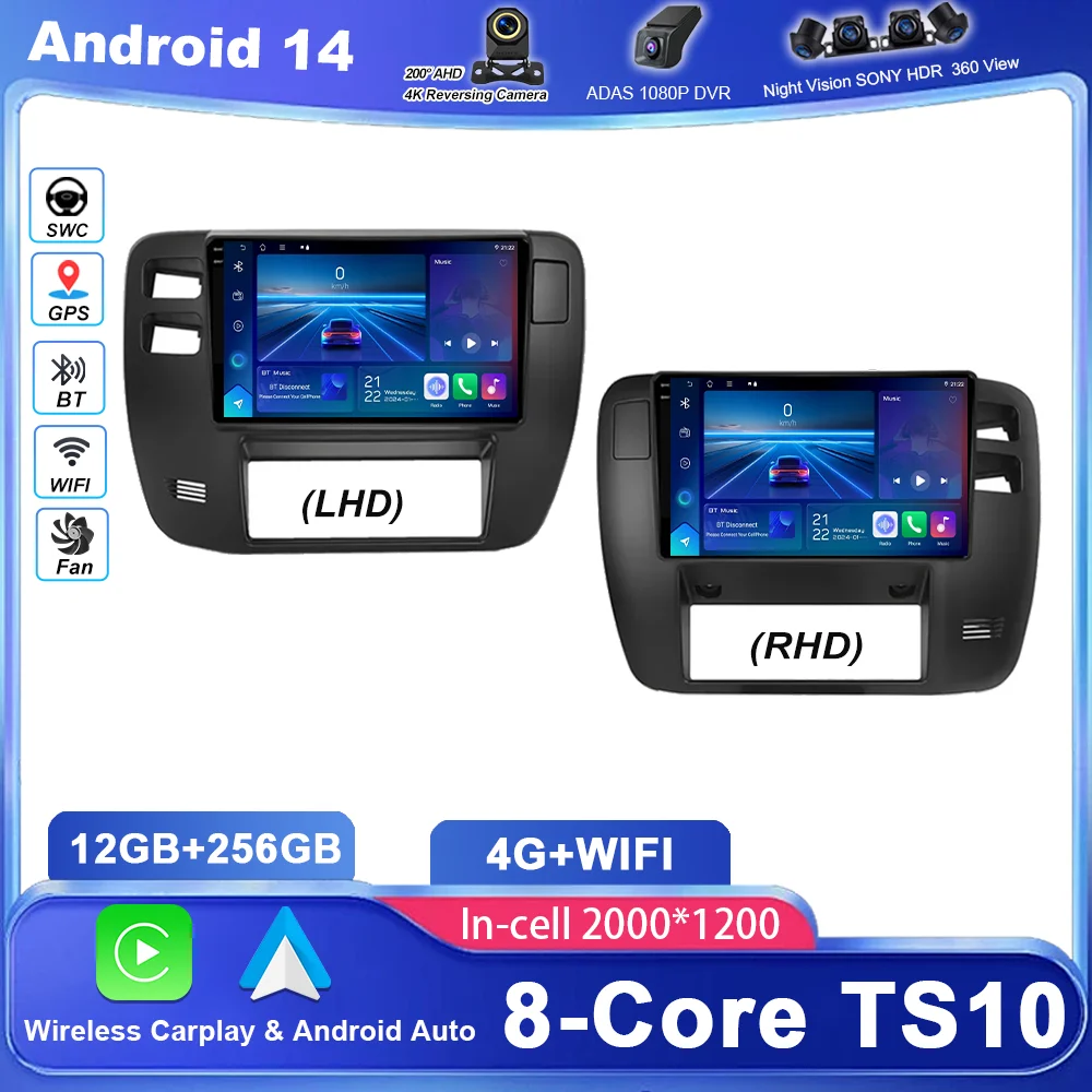 

Car DVD Android Stereo Radio For Nissan Patrol Y61 1997-2005 Auto High-Performance CPU Multimedia Video Player WIFI Bluetooth 4G