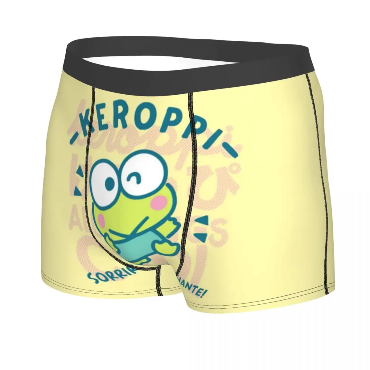 Custom Keroppi Cartoon Boxer Shorts For Men 3D Print Anime Sanrios Underwear Panties Briefs Breathable Underpants