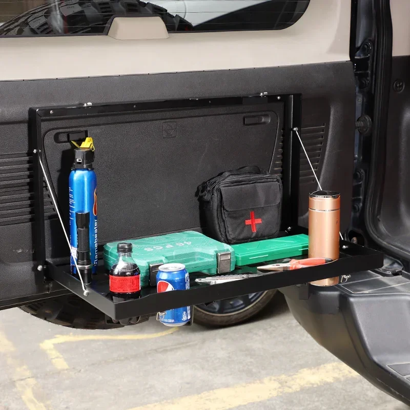 

For 05-09 Hummer H3 Tailgate Multifunctional Storage Rack/Trunk Side Window Luggage Rack Car Interior Parts Aluminum Alloy
