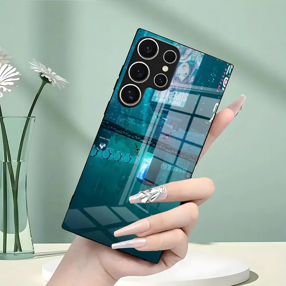 Funda de Teléfono con Diseño de Juego S-Split F-Fiction para Samsung S26 S25 Edge S24 S23 S22 Ultra Plus Fe A57 A37 A17 A56 5G, Cubierta de Vidrio