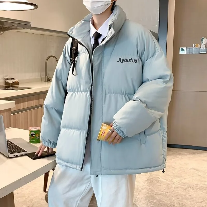 Men's down Jaet Autumn Winter Loose Lightweight Youth Faion Outerwear Bla Large Size Casual Winter Clothes