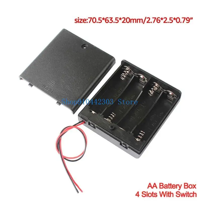 652F Portable Battery Box AA Battery for Case 1/2/3/4/6/8 Slot Storage Box