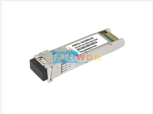 FIBERWDM 10G ZR 1550nm 80KM SFP+ Singlemode Fiber Optical Module DDM compatible with Cisco Mikrotik ubiquiti  Mellanox switch